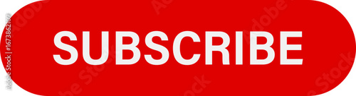 Red subscribe button for media platforms