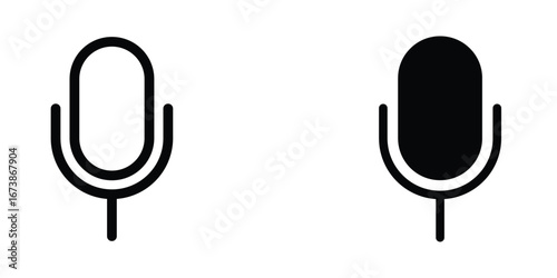 Mic icon design template