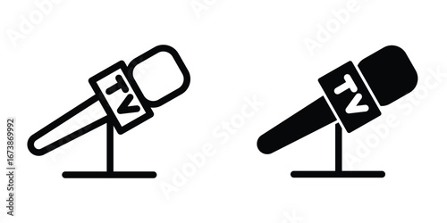 Mic icon design template