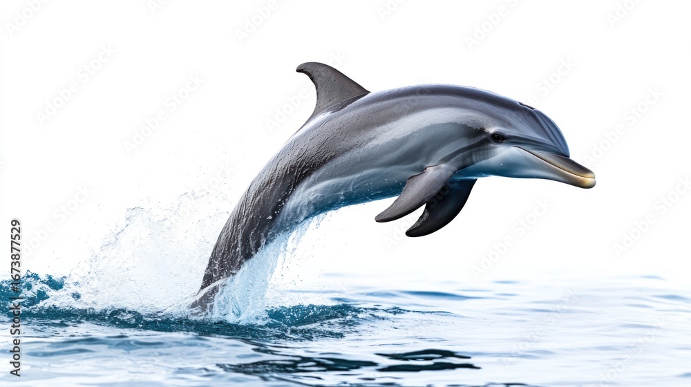 Fototapeta premium Dolphin leaping (1)