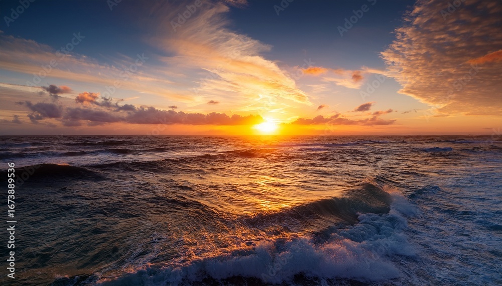 Obraz premium sunset over ocean