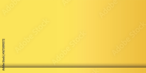 yellow background abstract with Gradient in empty room studio, Yellow empty room studio gradient used for background, yellow background studio with shine