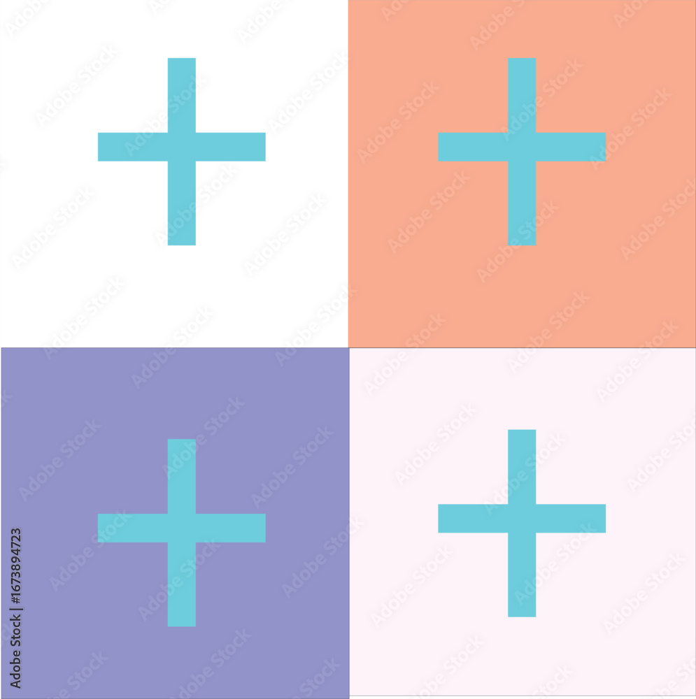 Obraz premium set of crosses