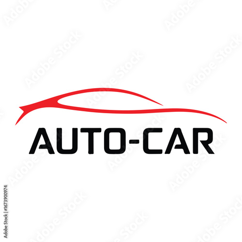 Auto Car logo vector art illustration 2