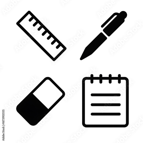notepad and pen icon