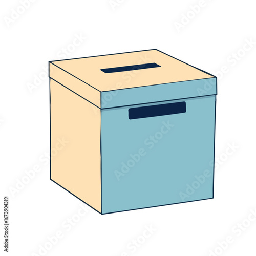 A simple ballot box for voting