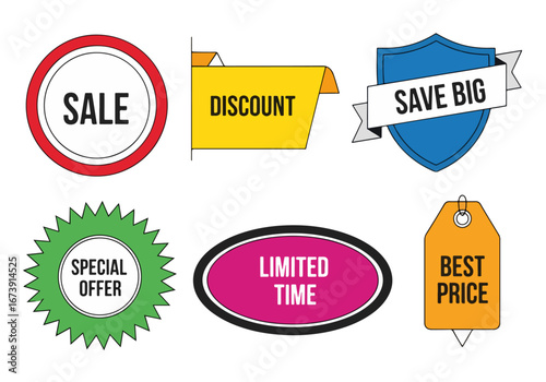 Limited Offer and Buy Now Badge Collection