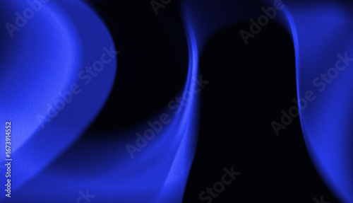 electric blue and black gradient diagonal line pattern forming folds or waves with noisy texture. perfect abstract background for graphic design, websites, or wallpapers.