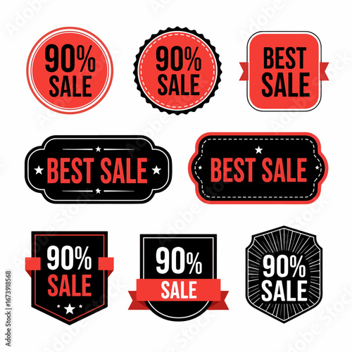 Vintage best sale badge collection with elegant typography and premium branding style