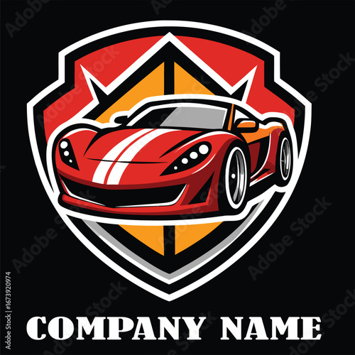 racing car logo
