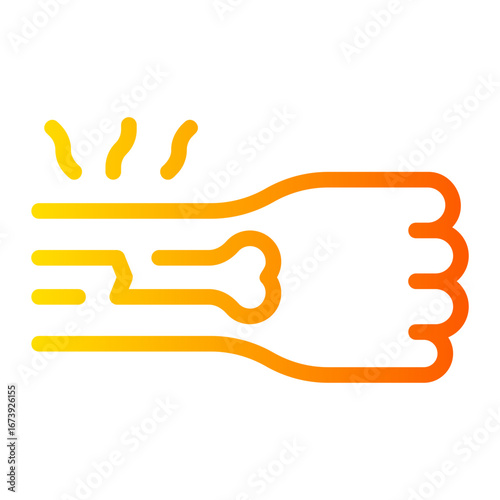 injury gradient icon