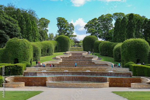 Cascading Waterfall Feature at The Alnwick Garden