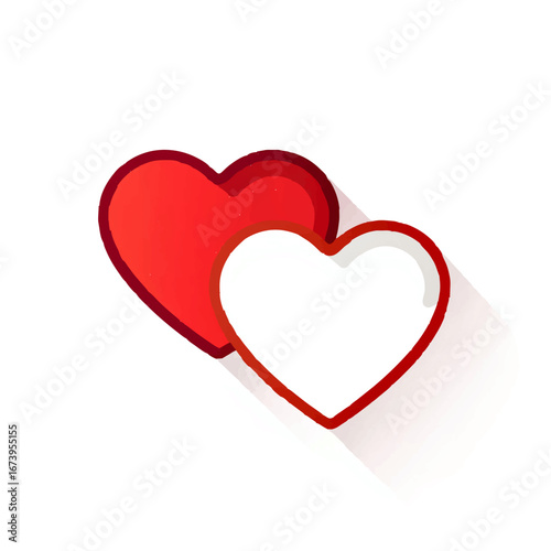 Intertwined Hearts Symbolizing Love and Connection

