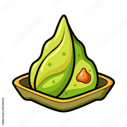 Delicious crispy samosa vector illustration with spicy green chutney dip, Indian street food snack design for restaurants, menus, posters, and branding