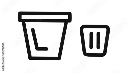 Trash Bin Delete garbage waste