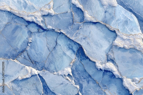 Azure fractured stone texture