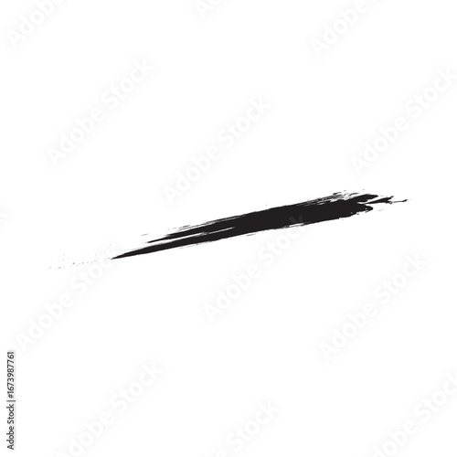 Vector brush strokes collection. Ink splatters, grungy painted lines, waves, circles, triangles artistic design elements. shape brush strokes. Painted rectangles and long strokes eps 10