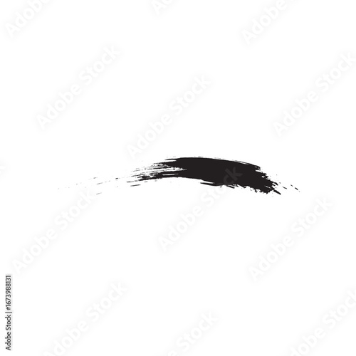 Vector brush strokes collection. Ink splatters, grungy painted lines, waves, circles, triangles artistic design elements. shape brush strokes. Painted rectangles and long strokes eps 10