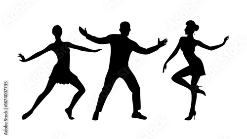Male and female figures in silhouette with transparent background people couple