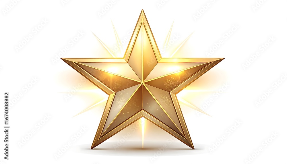 Fototapeta premium Golden starburst graphic