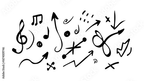 Hand drawn illustration of a person expressing joy vector illustration expression