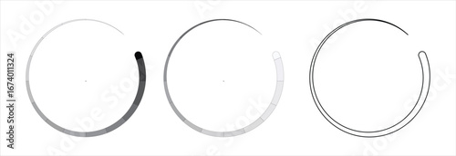 Loading icon, buffering icon Collection of Download, Upload, Vector eps 10