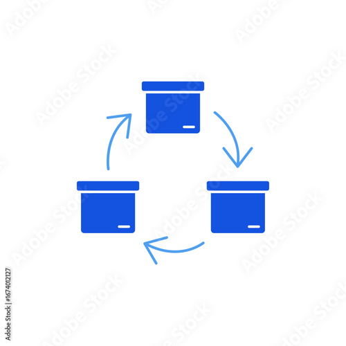 lifecycle icon outline editable stroke line drawing eps