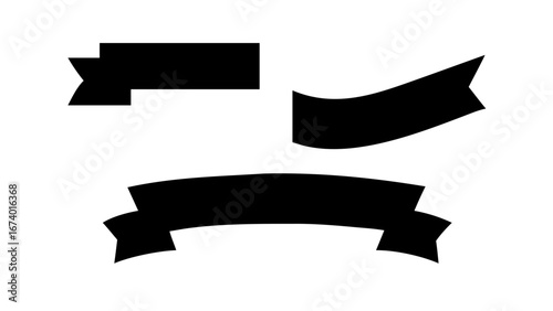 Minimalist black silhouette of a dog with a bone canine animal