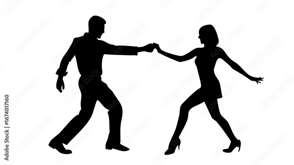 Obraz premium Minimalist illustration of a single white dove bird silhouette