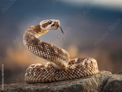 The Tense Moment Of An Encounter With A Diamondback