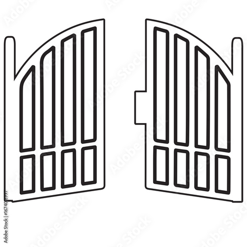 gate line icon