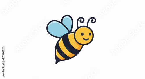Cartoon Bee Illustration 2.