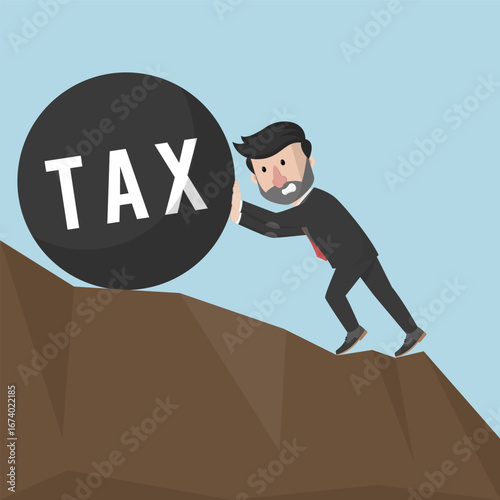 Business man with beard as Arabic business man vector illustration design