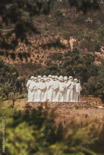 statue dedicated to Alentejo singing