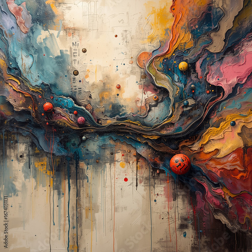 Surreal and Abstract Background Vector Design