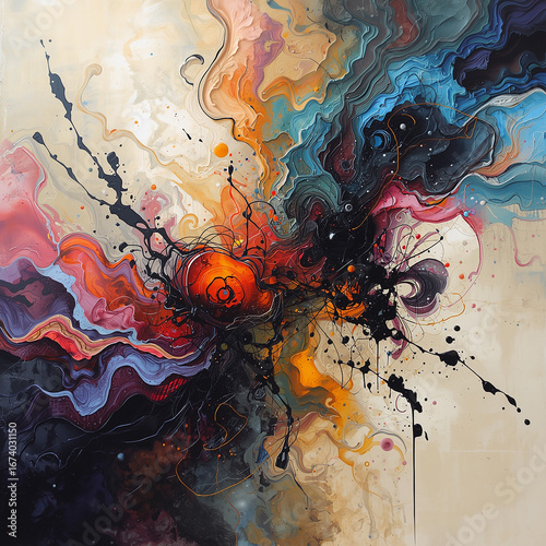 Surreal and Abstract Background Vector Design