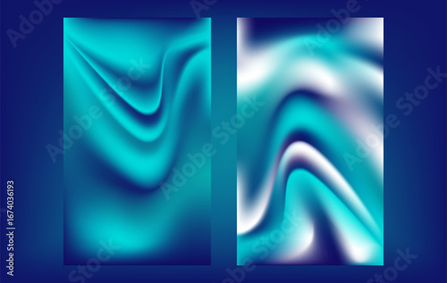 Vibrant abstract fluid texture in blue and cyan gradient tones. Perfect for modern backgrounds, posters, digital wallpapers, web design, and creative projects.