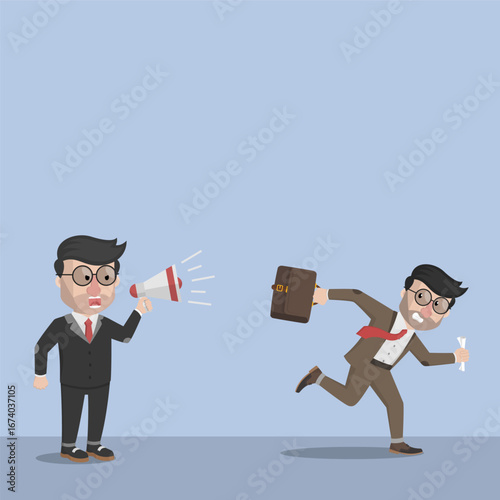 Business man with beard as Arabic business man vector illustration design