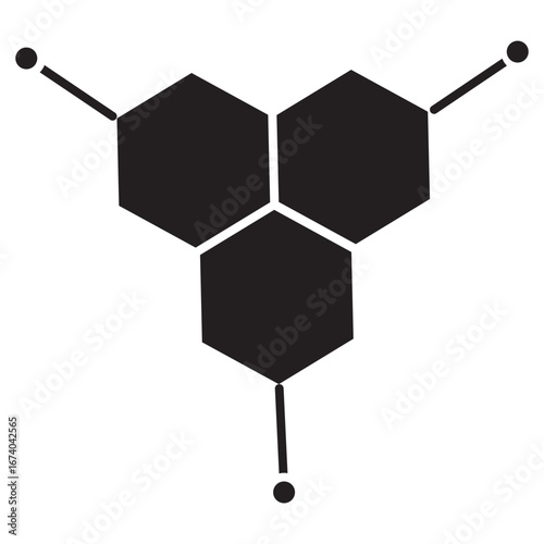 Molecular Structure Icon, Gradient Molecular Structure Icon, Chemistry Molecular Structure Icon, Biology Molecular Structure Icon, Research Molecular Structure Icon, vector