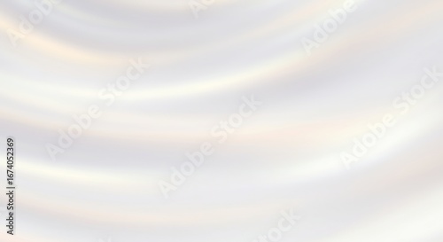 柔らかな光が織りなす、滑らかで上品な白の抽象画. AI Generated
