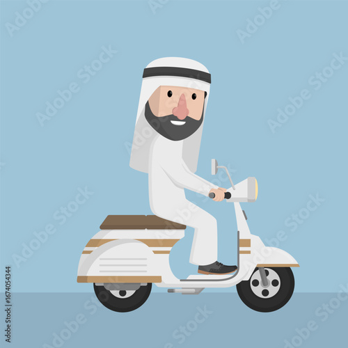 Business Man concept for advertising design with vector illustration Design