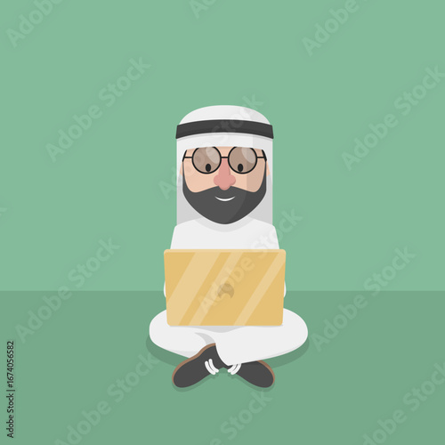 Business Man concept for advertising design with vector illustration Design