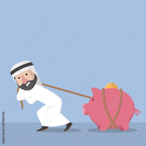 Business Man concept for advertising design with vector illustration Design