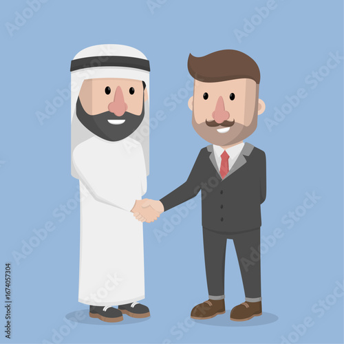 Business Man concept for advertising design with vector illustration Design