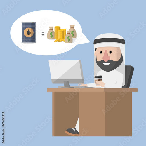 Business Man concept for advertising design with vector illustration Design