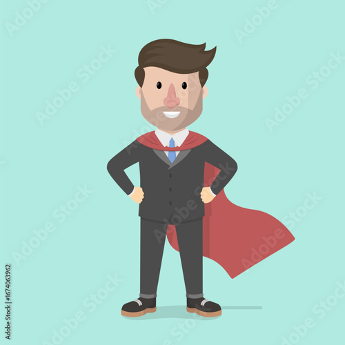 Business Man concept for advertising design with vector illustration Design