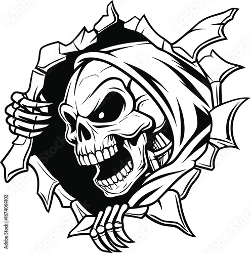 Human Skeleton vector, Skeleton vector design, Human Skeleton head vector design files