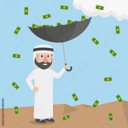 Business Man concept for advertising design with vector illustration Design