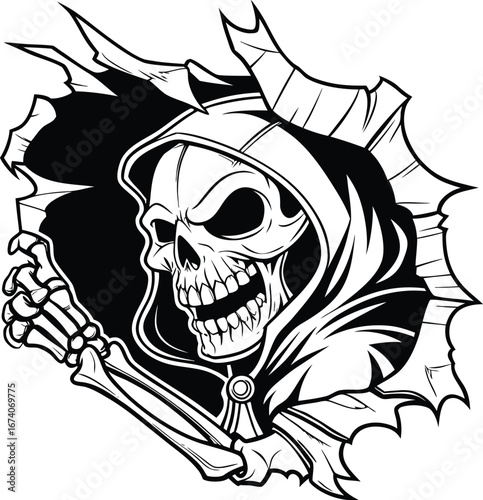 Human Skeleton vector, Skeleton vector design, Human Skeleton head vector design files