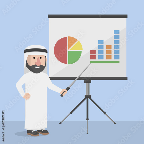 Business Man concept for advertising design with vector illustration Design
